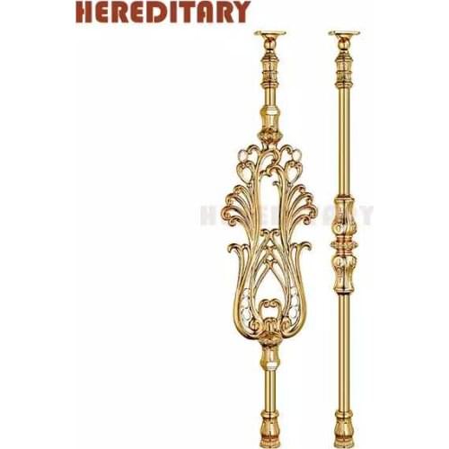 Freeshipping 950mm Height BuildTech Aluminum Alloy Stair Metal Stair Parts Pole Baluster Set Post