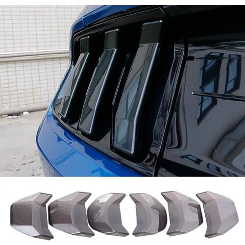 For Mustang Tail Light Cover ABS Smoked Black Protector Sticker Fit Ford Mustang Accessories 2018 2019 2020 2021