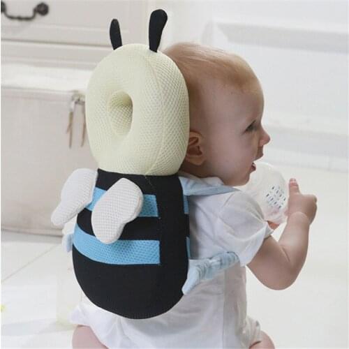 Baby Safety Head Protection Pad Toddler Baby Protect Cartoon Headrest Pillow Baby Neck Cute Nursing Drop Resistance Cushion