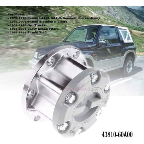 FOR SUZUKI X-90 Vitara Escudo 89-01 JIMNY SJ 410 SJ 413 Samurai Sierra Locking hubs B039 43810-60A00 4381060A00 Zinc alloy