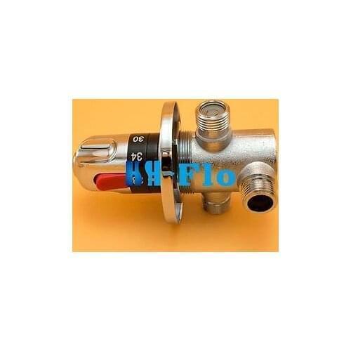 G 1/2"(DN15) Brass Automatic Thermostatic valve,Solar water heater valve