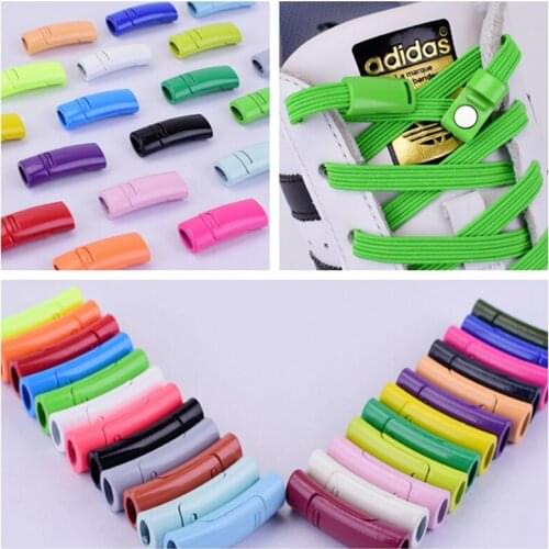 Magnetic buckle Shoelace Buckle Metal Locking Shoelaces Accessories Metal Lace Lock DIY Sneaker Kits Metal Lace Buckle 24colors