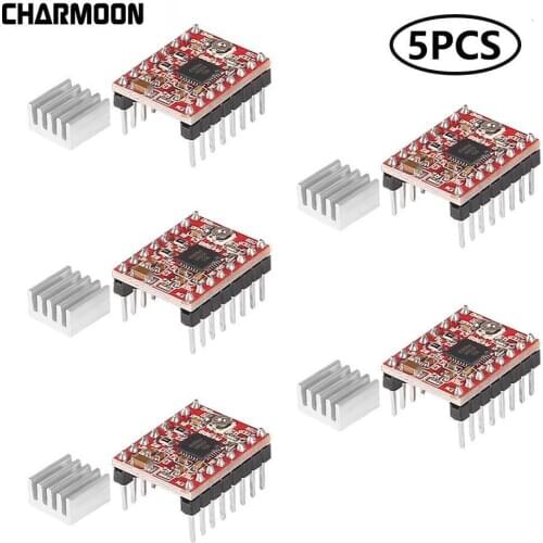 A4988 StepStick Stepper Motor Driver Module + Heat Sink for 3D Printer RepRap