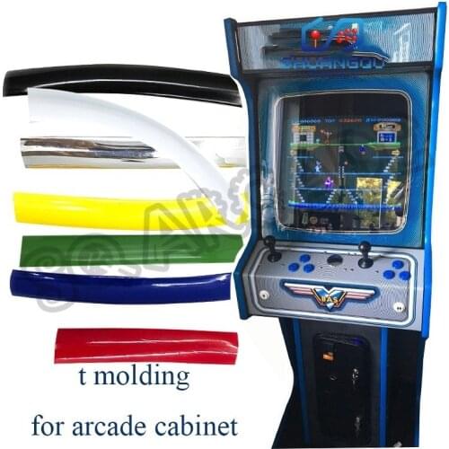19mm width red/yellow/green/blue t moulding 6meters 8meters 20meters Plastic T-Molding T Moulding Arcade MAME Cabinet