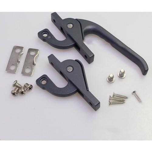 Modern Aluminum Alloy Windows Handle Window Security Chain Lock Child Safety Protectio Device Home Hardware Accessories