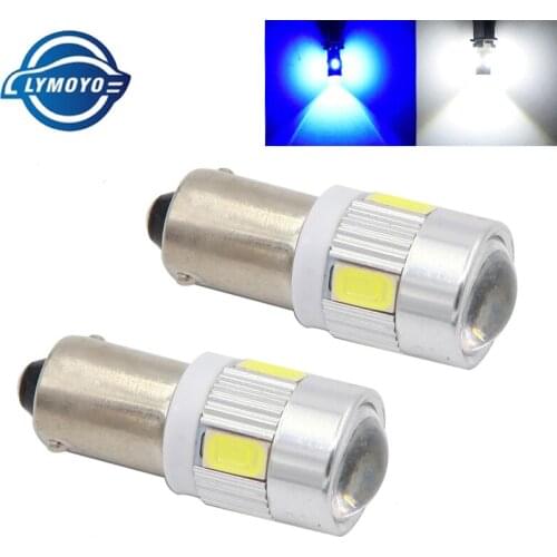 10PCS/LOT white car t4W bulbs BA9S auto Clearance Lights car marker light parking BULBS reading dome Lamp license plate light