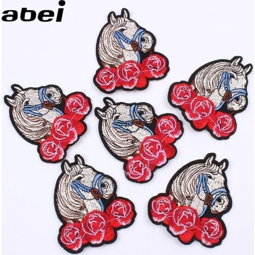 10pcs/lot Big Quality Embroidered Patch DIY Punk Rock Jeans Coats Stickers Handmade Garments Appliques Bags Pants Animal Badge