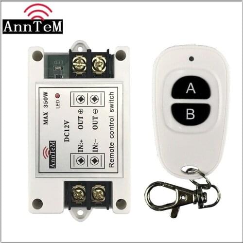 Wireless Remote Control Switch 433mhz rf Transmitter Receiver 12v Universal Battery Power Circuit Controller car led Strip Light