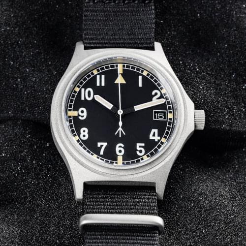 Baltany Pilot Watch Men Military Retro Army G10 NH35 Automatic Mechanical Wristwatch 100m Waterproof Super Luminous NATO Strap