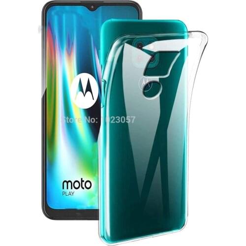 Case For Moto G9 Plus Ultra Thin Clear Soft TPU Cover Transparent Shockproof Couqe For Motolora Moto G9 Play E7 Plus