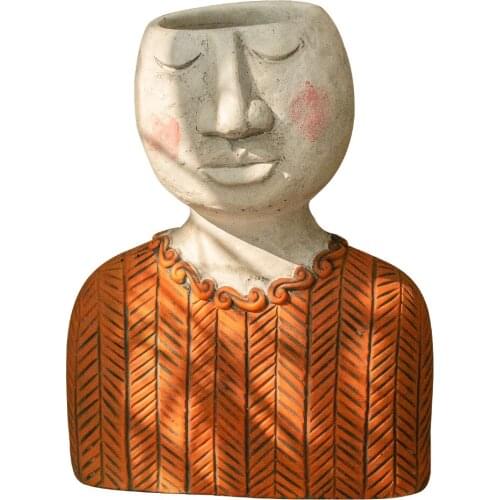 ARTISTIC PORTRAITS FLOWER POTS GROCERY GARDENS BALCONY DECORATIONS HOME DECORATION ACCESSORIES MODERN FLOOR VASE