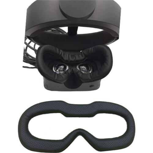 Soft Sweat-proof Foam Eye Mask Pad for Oculus Rift S VR Headset Accessories Leak-proof light Breathable Leather Eye Mask Cover