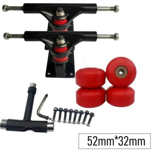 Professional skateboard bracket four wheel skateboard bridge brush Street board double warpage 5inch truck accessories