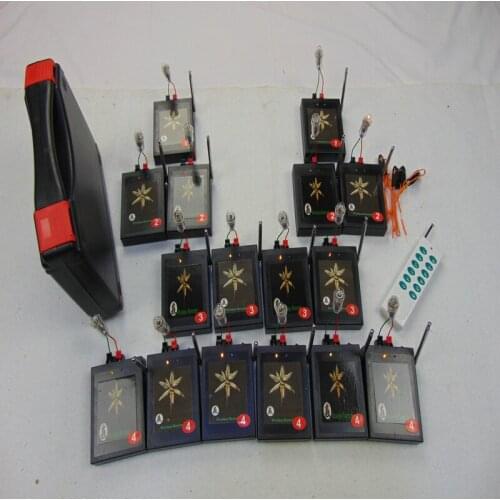 Professional ZH01R 16pcs Receivers Remote 433MHZ Wireless Switch Special Effects Led Stag DMX Stage Lingt Fireworks Firing