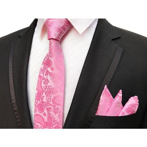 Ricnais Luxury Mens Tie Set Pocket Square and Ties for Men Gold Tie Mens Accessories Luxury Tie and Handkerchief Gift Tie Set