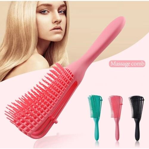 Curly Hair Brush Detangling Scalp Massager Hair Comb Detangling Brush Women Men Salon Health Care Hairdressing Styling