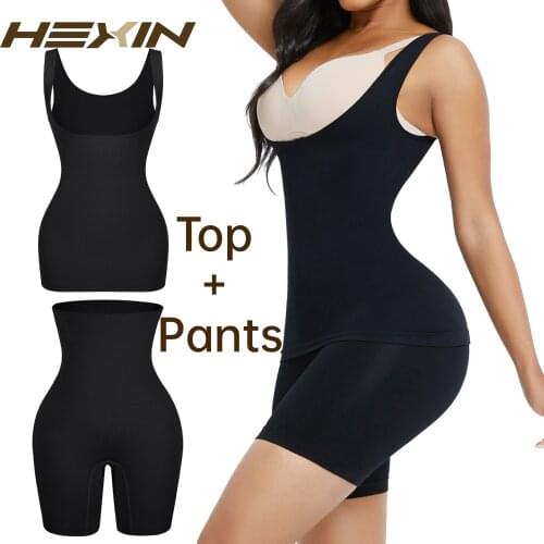 Women Fajas Colombianas Wide Strap Brassier Compression Bra Support Seamless Waist Trainer Butt Lifter Slimming Underwear suit