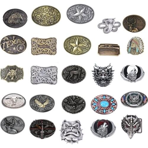 1pcs Horse Head Belt Buckle Roaring Eagle - Western Cowboy Rodeo Belt Buckles For Men And Women Gift For Man Boy Friend Father