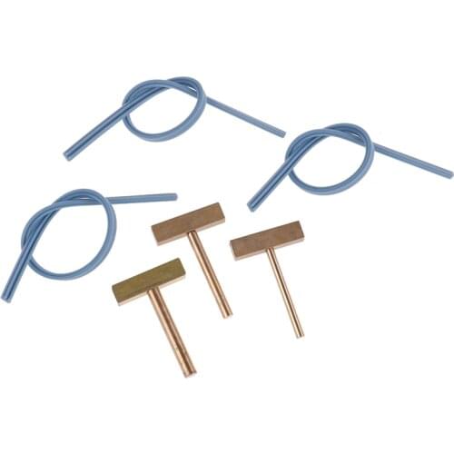 2pcs/Set 30W 60W 40W Soldering Iron T Tip T-head,Copper T-Tips + Rubber Cable Hot Press For LCD Screen Repair Wholesale