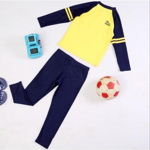 2021 Fashion Childrens Sunscreen Long Sleeve Boy Split Swimsuit Girls Wetsuit Sunscreen Suit Snorkeling Suit Wetsuit Swimming