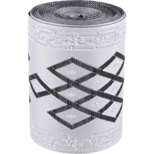 5m Retro Embroidery Fabric Tapes Embroidery Design Fabric for Clothes Sewing
