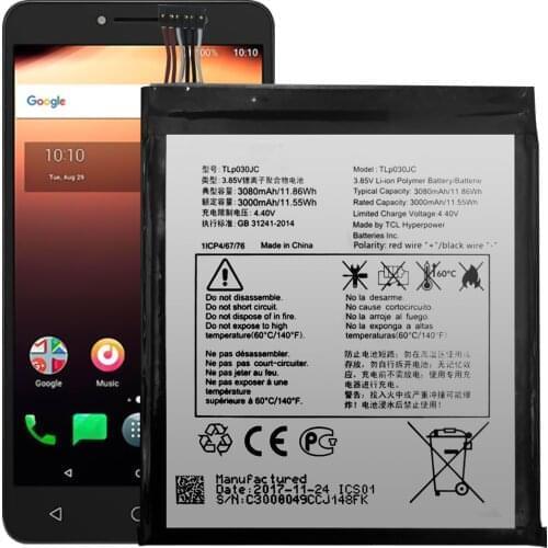 TLP030JC Battery For Alcatel One Touch A3 XL 9008 9008D 9008X OT-9008D Battery Replacement Repair Part