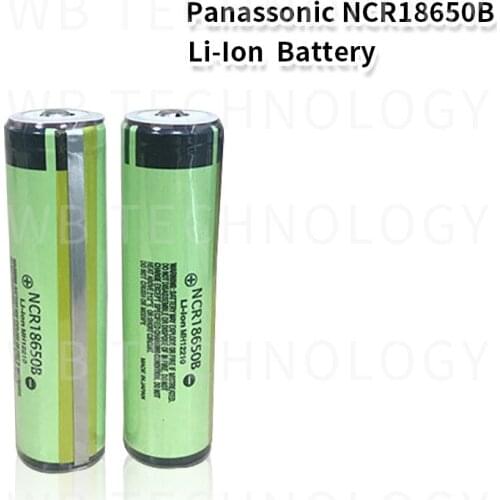 2-20pc New Protected Original Panasonic 18650 NCR18650B 3.7V 3400mAh Rechargeable Li-ion Battery Batteries with PCB