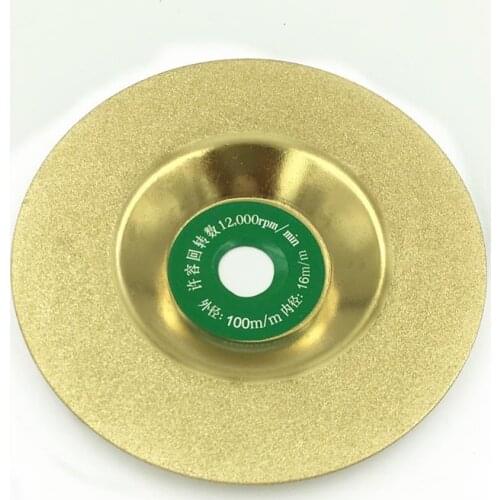 Diamond grinding, 100mm diameter diamond grinding, can grind glass, ceramics and other hard and brittle materials.100*16
