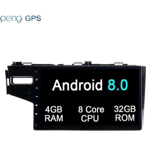 2din Android 8.0 7.1 Car Radio Stereo GPS Navigation Headunit for Honda Fit 2014-2017 left Audio no Car DVD Player Multimedia