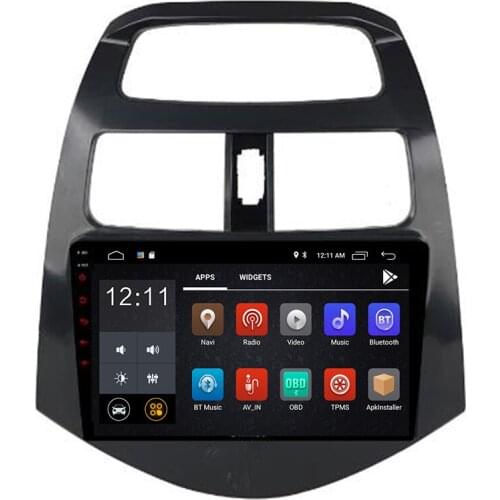 Car DVD GPS Navigation Player Car Stereo For CHEVROLET Spark Beat 2010 2011 2012 - 2014 Radio Headunit Device