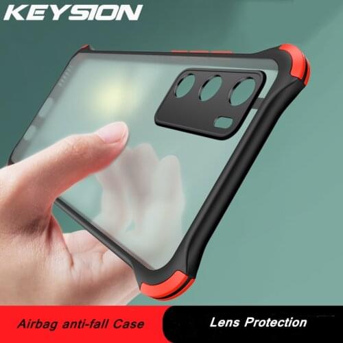 KEYSION Matte Case for Huawei P40 Pro P50 P30 Lite Y5P Y6P Y7P Y8P Y7A Y9A Shockproof Phone Cover for Honor 30 Pro+ 30i 30S 9A S