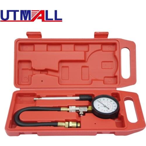 G324 Engine Cylinder Pressure Meter Gasoline Compression Tester Gauge 0-300PSI