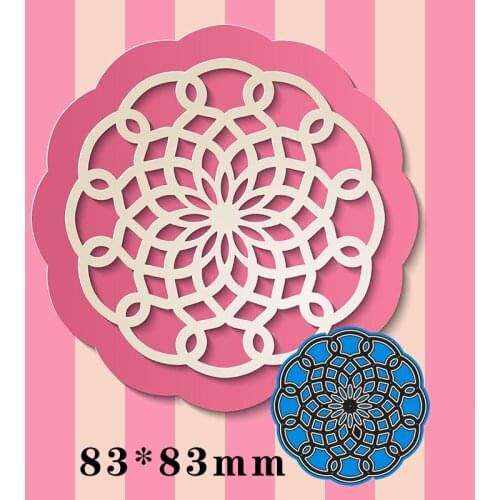 Metal Dies Flower Ball for 2020 New Stencils DIY Scrapbooking Paper Cards Craft Making New Craft Decoration 83*83mm