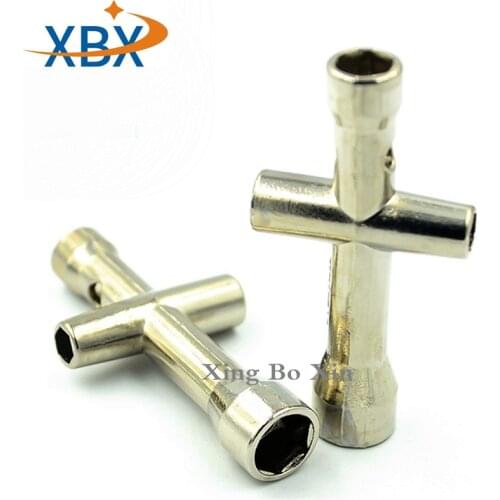 Mini M2 M2.5 M3 M4 Screw Nut Hex Cross Wrench Repair Tool 4 Size Cross Socket Wrench for 3D Printer Part MK8 Nozzle