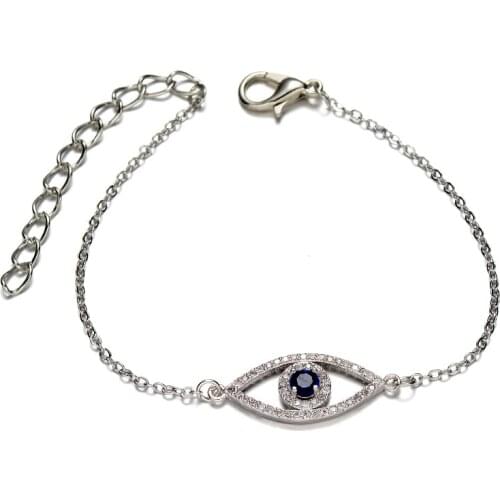 Fashion Women Jewelry Evil Eye Charms Bracelets For Women Accessories Handmade Chain Bracelets & Bangles Bijoux Femme Gift