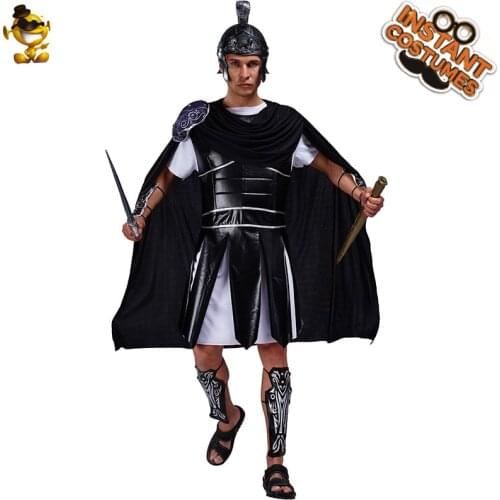 Carnival Party Costume Adult Luxury Roman Gladiator Costume Halloween Cosplay Warrior Outfits Fancy Dress Up for Men