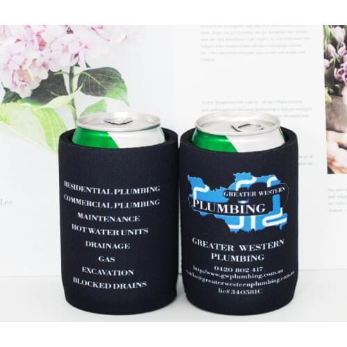 Beer 100pcs Custom Your Logo Beer Can Cooler Sleeve Neoprene Insulated Bottle Cozy Wedding Party Decoration Gift Dropshipping