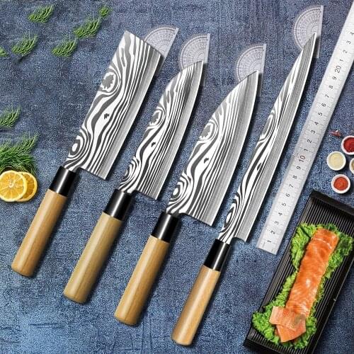 Hand-forged boning knife Outdoor camping knife Cooking knife Kitchen meat cleaver Slicing knife Kitchen knife