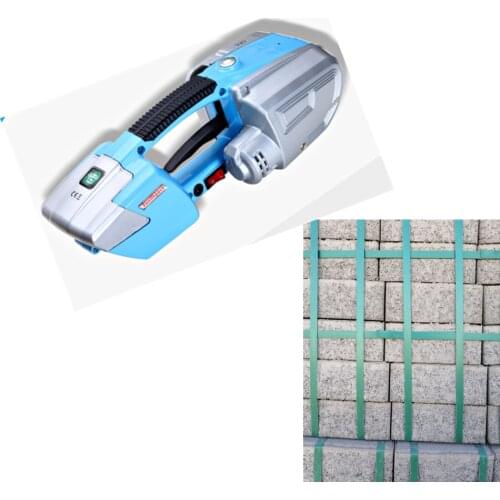 Portable Battery Power Strapping Machine Electric Plastic PP Belt Strapper Tool for 16mm (5/8") Strap