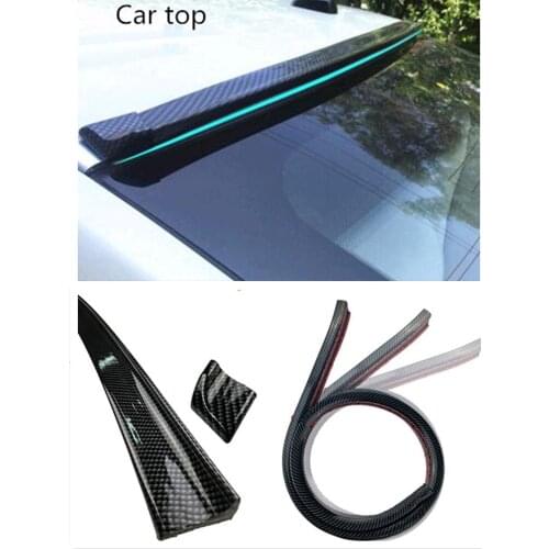 1.5M Car Styling Carbon Fiber Spoilers Refit Spoiler For Volkswagen VW Polo Passat B5 B6 CC GOLF 4 5 6 Touran Bora Tiguan Peugeo
