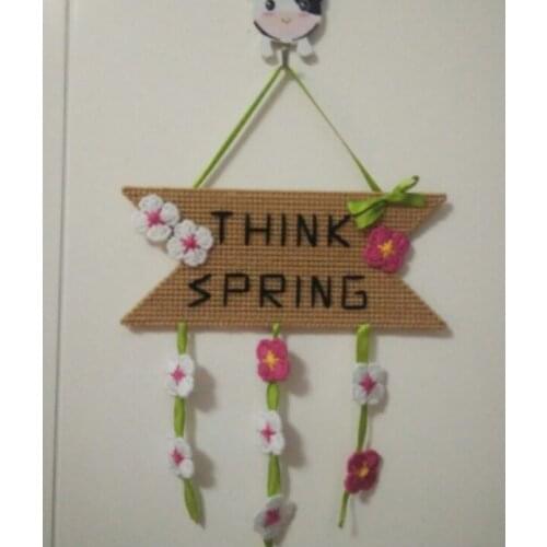 Three-dimensional embroidery 5D cross-stitch rural garden flower ornaments handmade ornaments