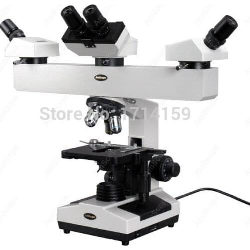 Teaching Training Microscope-AmScope Supplies Three-Observing Compound Microscope 40x-2000x