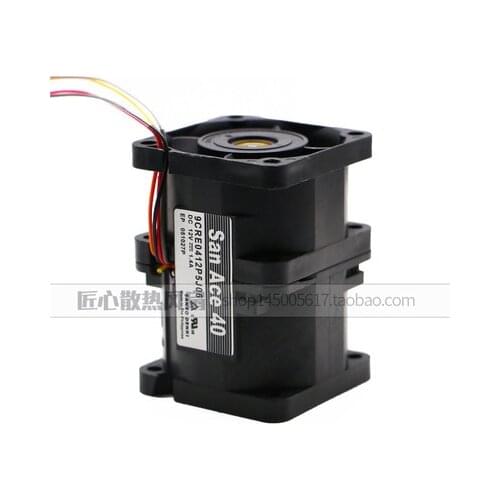 4CM 4056 12V1.4A metal high temperature resistant oil-cooled turbocharged violent dual motor cooling fan
