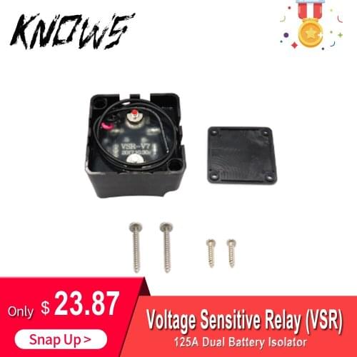 Fine Quality Voltage Sensitive Relay (VSR) Automatic Charging Relay 125A Dual Battery Isolator (VSR) Car Accessories car battery