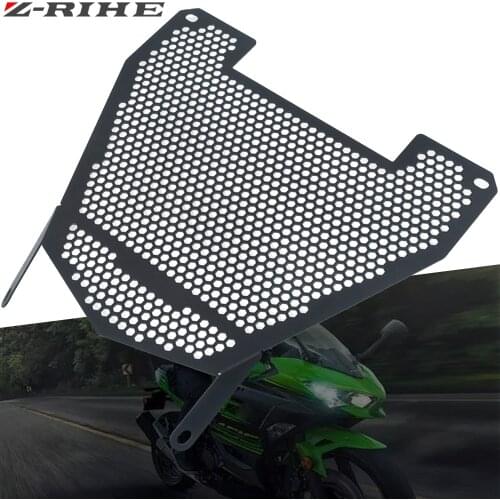 Motorcycle Parts Aluminum Air Intake Protector Grille Guard Covers For Kawasaki Ninja 400 Ninja400 2018 2019 2020 Accessories