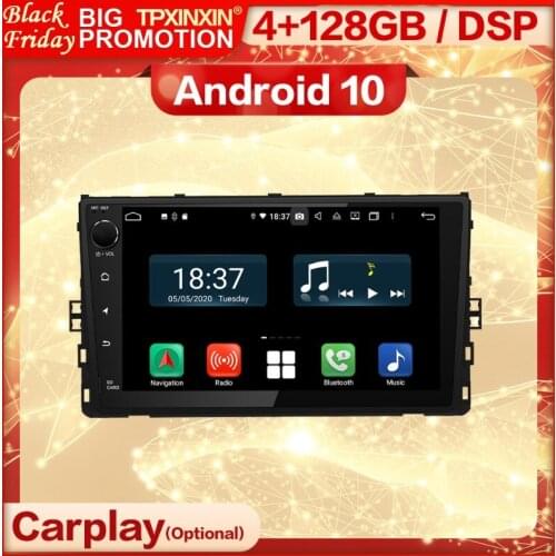 2 Din Carplay Android Radio Receiver Stereo For AUDI TT 2006 2007 2008 2009 2010 2011 2012 GPS Player Audio Recorder Head Unit