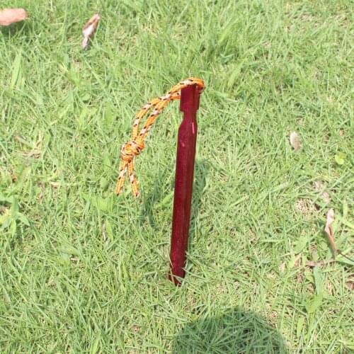 Tent Peg Ground Nail Stake Aluminum Alloy Stable Camping Tents Shelters Tent Accessories 2Pc Outdoor Camping Trip