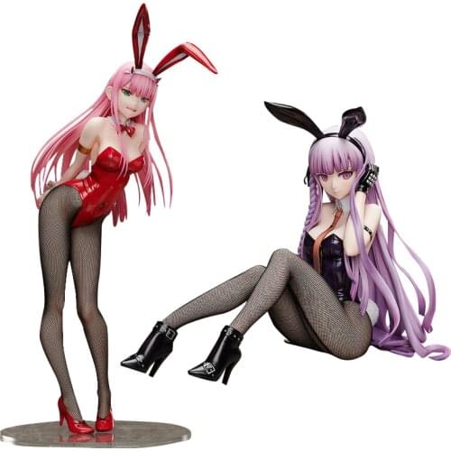 43cm Anime Darling in The Franxx Zero Two Kirigiri Kyouko Bunny Girl Action Figure Toys PVC Figures Collectible Model Dolls 1/6