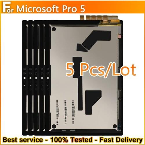 5PCS Original For Microsoft SurfacePro 5 1796 LP123WQ1 LCD Display Touch Screen Digitizer Assembly Pro5 LCD Display Replacement