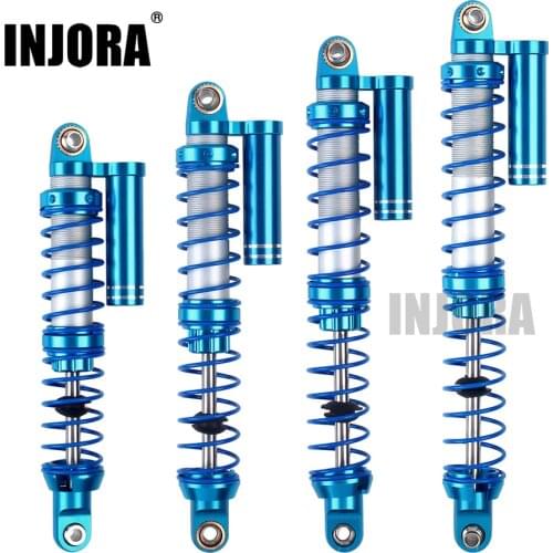 INJORA Oil Adjustable 90 100 110 120mm Shock Absorber Metal Damper for 1/10 RC Crawler Traxxas TRX4 Axial SCX10 90046 WRAITH
